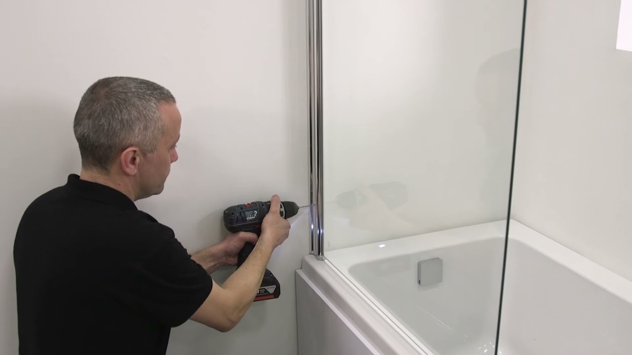How to fit a shower bath screen   Bathroom installation tips