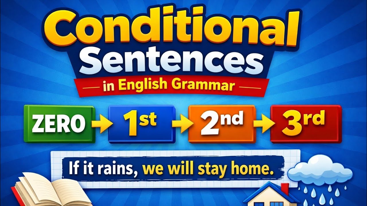 Conditional Sentences | Types of Conditionals with Easy Examples | English Grammar