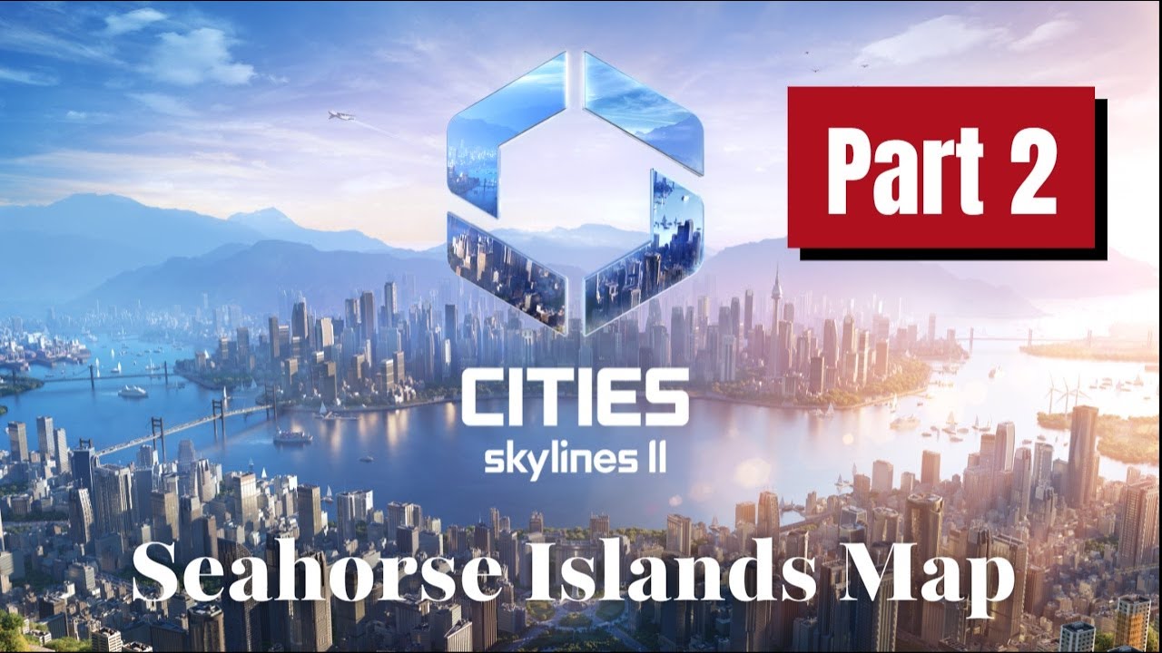 Seahorse Islands City Build. Office, commerce and beachfront areas.