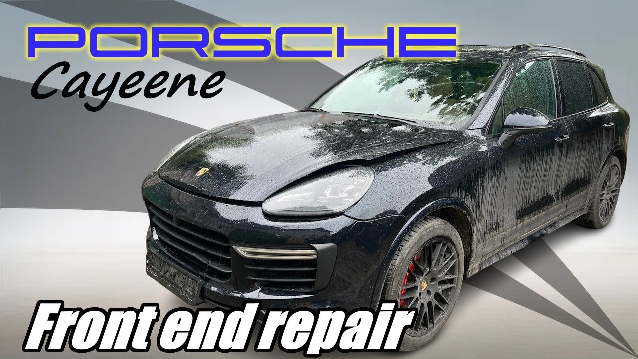 Porsche Cayenne - minor damage, but assembled like Lego 🧩