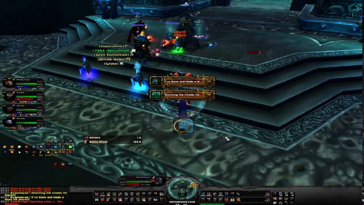 WoW &raquo; WotLK: PvE &bull; Storming the Citadel - Horde War & Alliance Mage