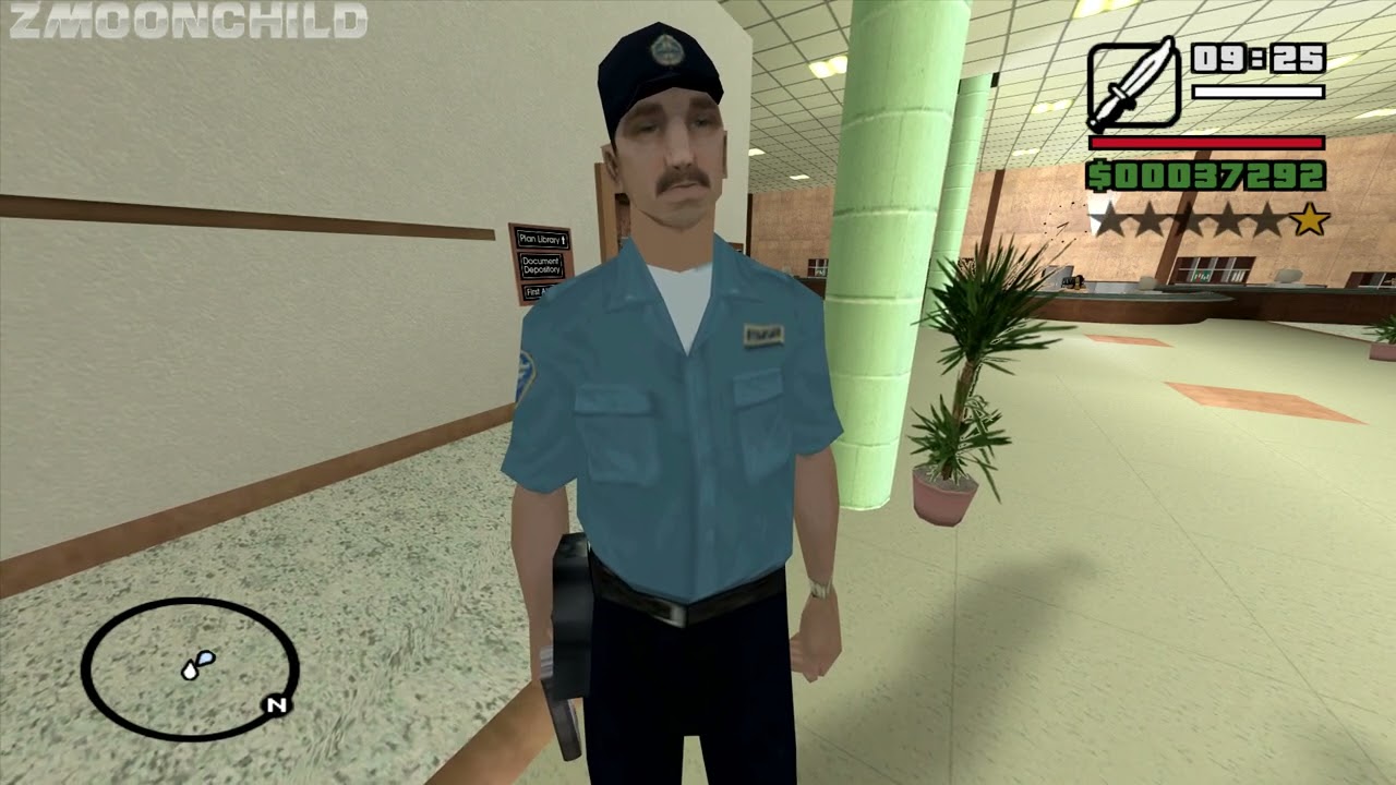 First-Person mod - GTA San Andreas - Architectural Espionage - Heist mission 1 - from Starter Save