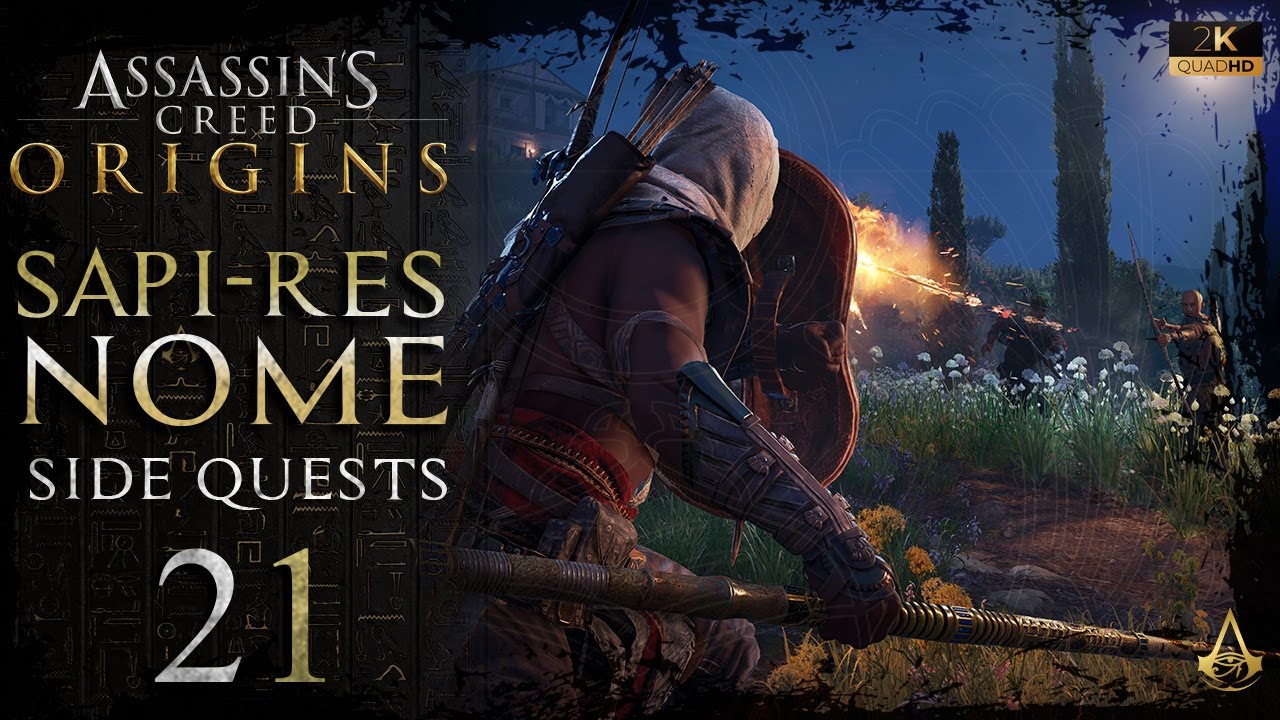 Assassin's Creed Origins Gameplay Sapi-Res Nome Side Quests