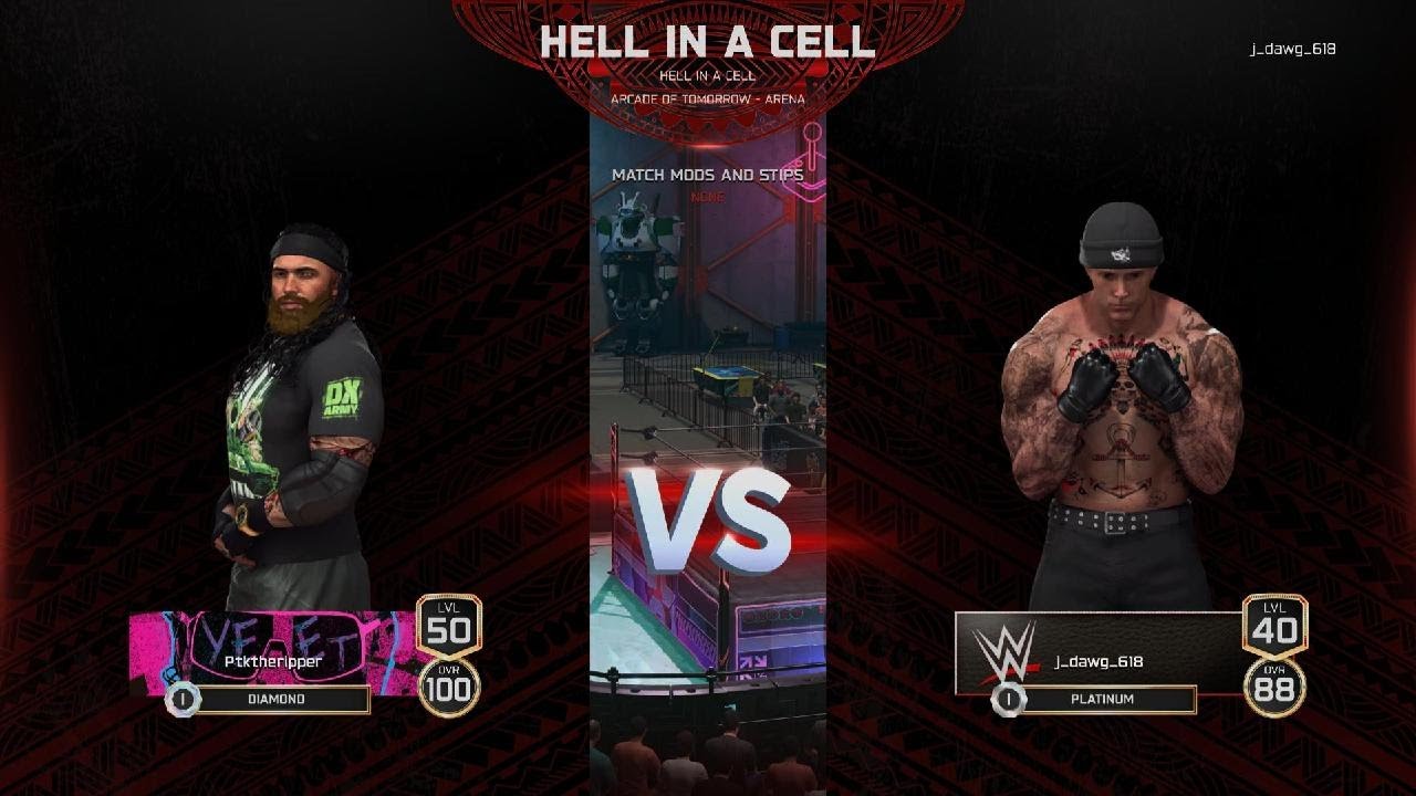 WWE 2K25 hell in a cell on the island #2