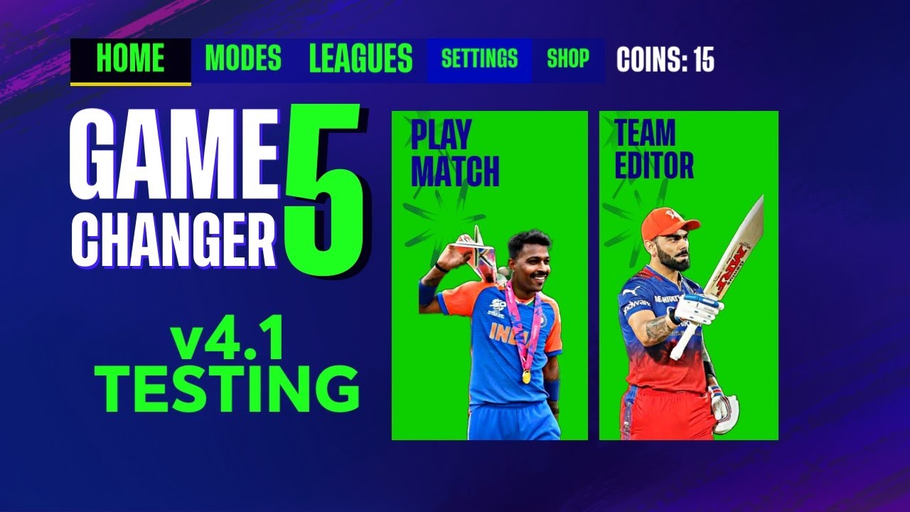 Game changer 5 V4.1 testing version ka free code hack 