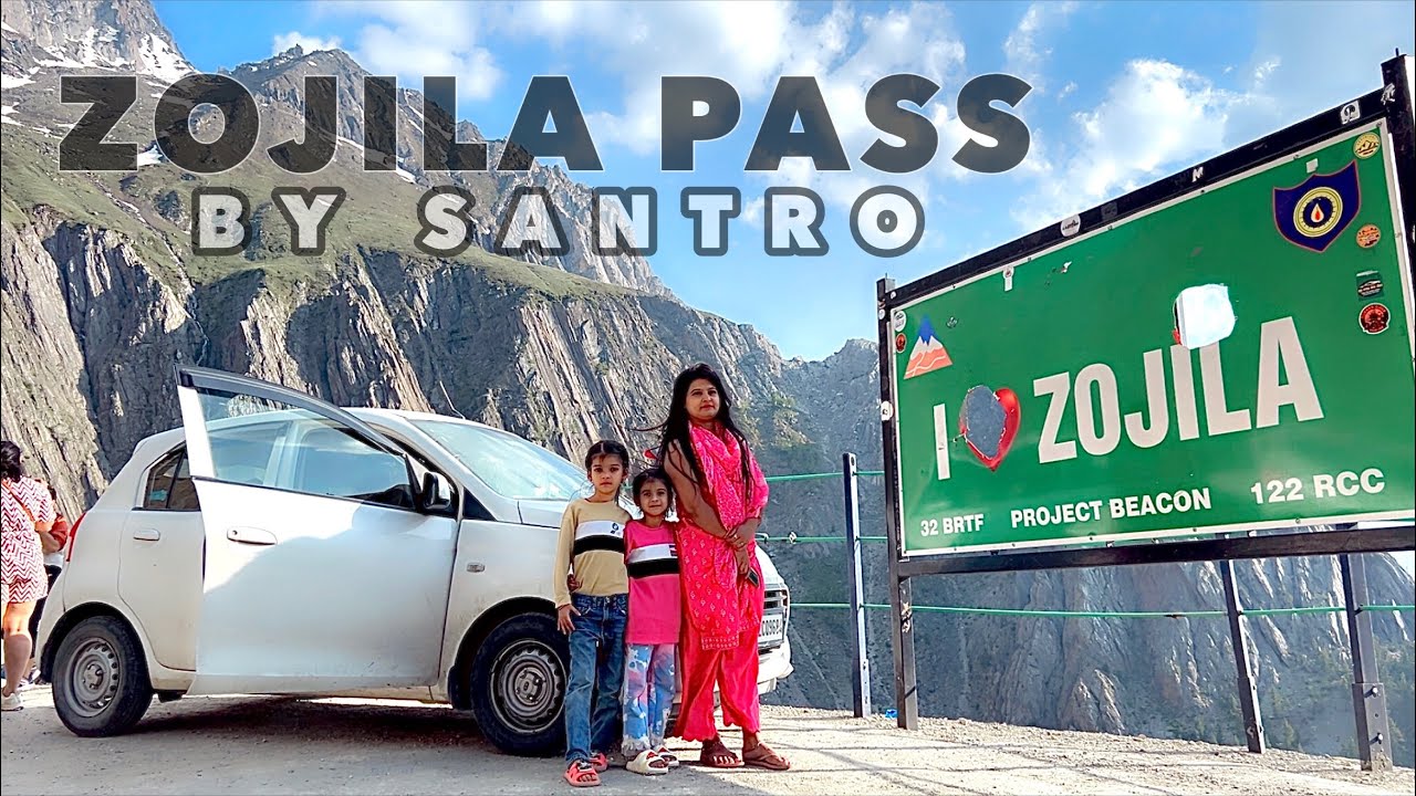 ZOJILA Pass पहुँच गये अपनी SANTRO से 🫣| LAMAYURU TO ZOJILA Pass | Road Trip | 2025 |