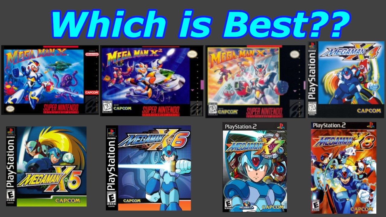 Рейтинг игр серии Mega Man X (X1-X8), от худшего к лучшему