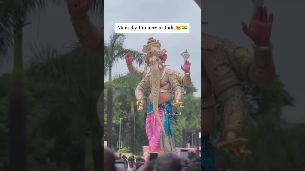 Missing India🥹🇮🇳#ganeshchaturthi #ganeshahabba #india #nri