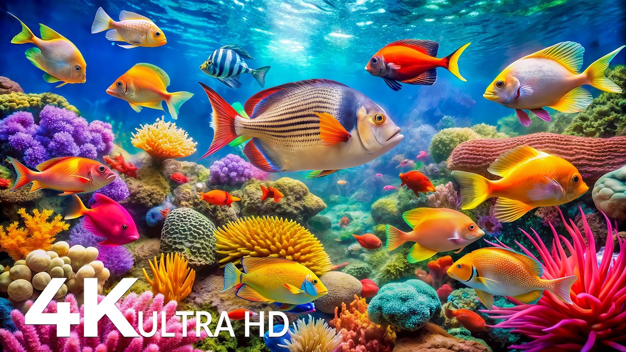 The Best 4K Aquarium - Explore the Underwater World and Beautiful Coral Reef Fish for Deep Sleep #29