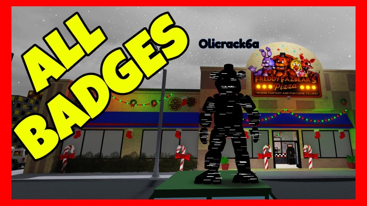FNAF 1 MULTIVERSE RP All Badges 2025 Roblox