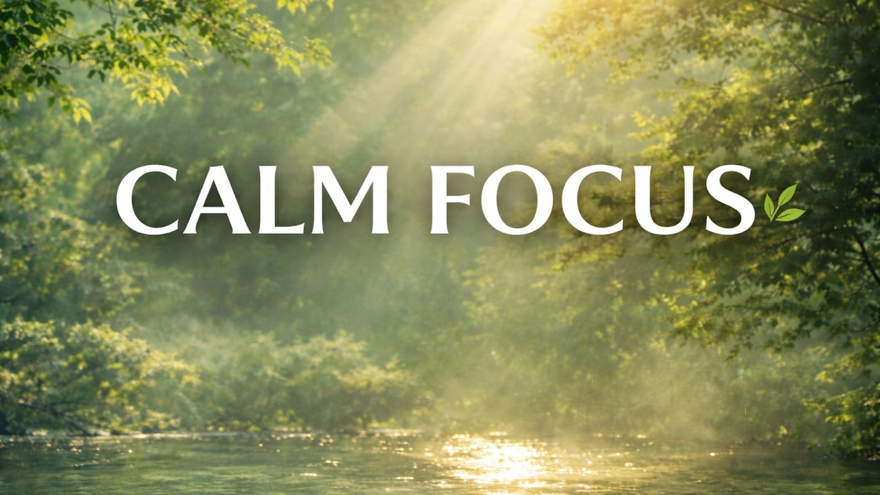 Stillness | Piano & Bamboo Flute • Forest Stream (11 Min)🌿