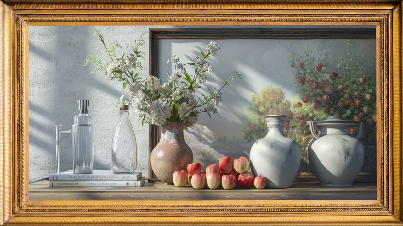 Floral TV Wall Art 4K 🌸 Elegant Still Life Decor | 2 Hour 4K Wall Art Background