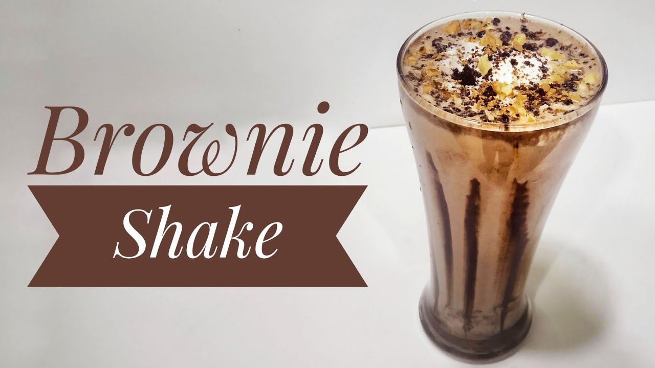 Brownie Shake || 2 minutes recipe || Thick Brownie Shake with Icecream || Tasty Recipes