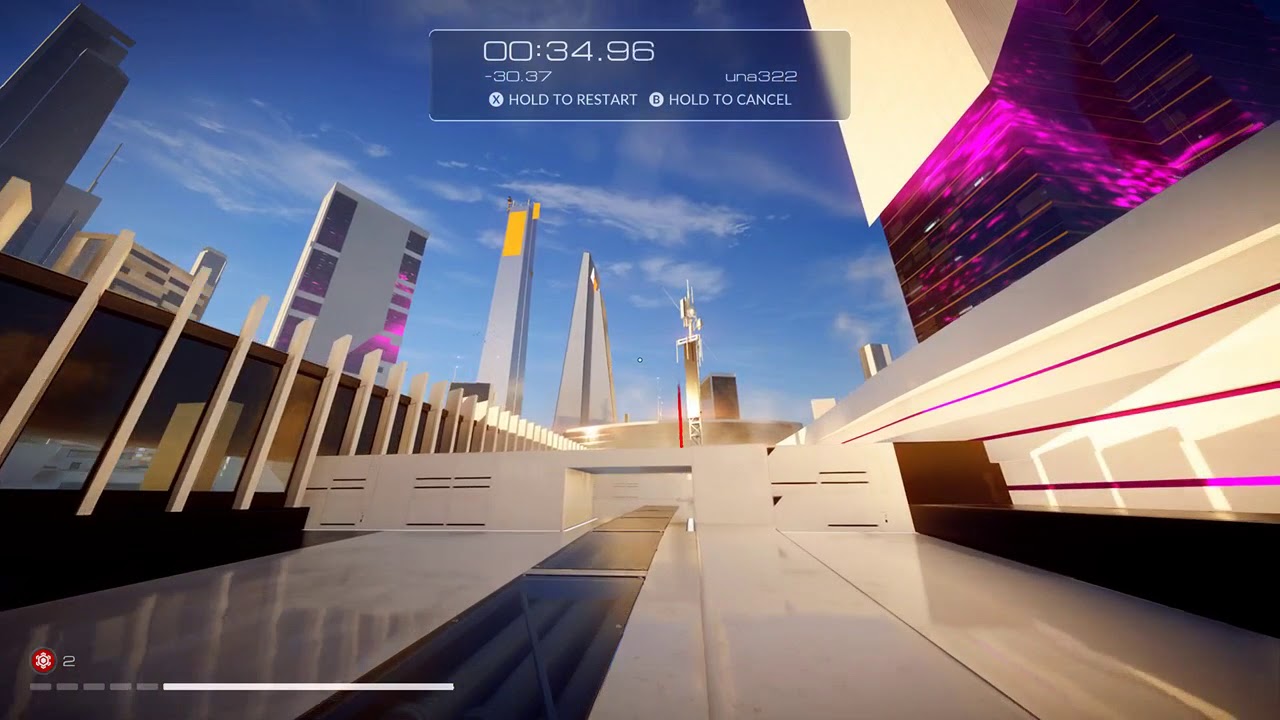 Highlight: mirrors edge chill run with music