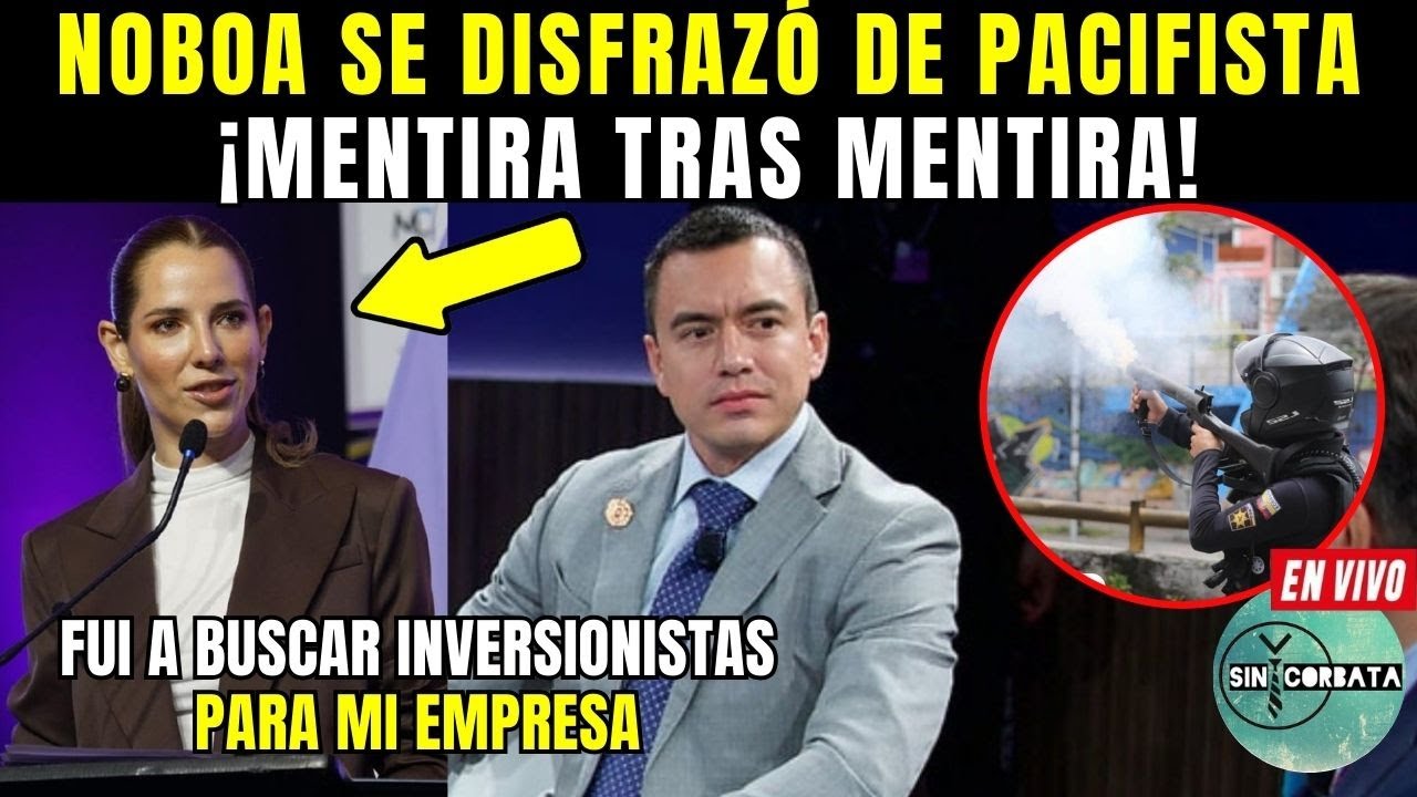 Lavinia fue a Suiza a buscar INVERSIONISTAS para su NEGOCIO PRIVADO / Noboa se REUNIO con el FMI