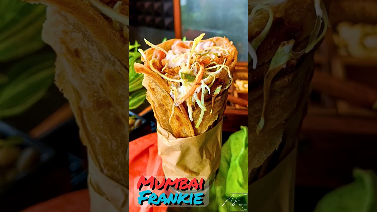 Mumbai Style Aloo Frankie | Chatpata Potato Roll | Street Style Roll | #shorts