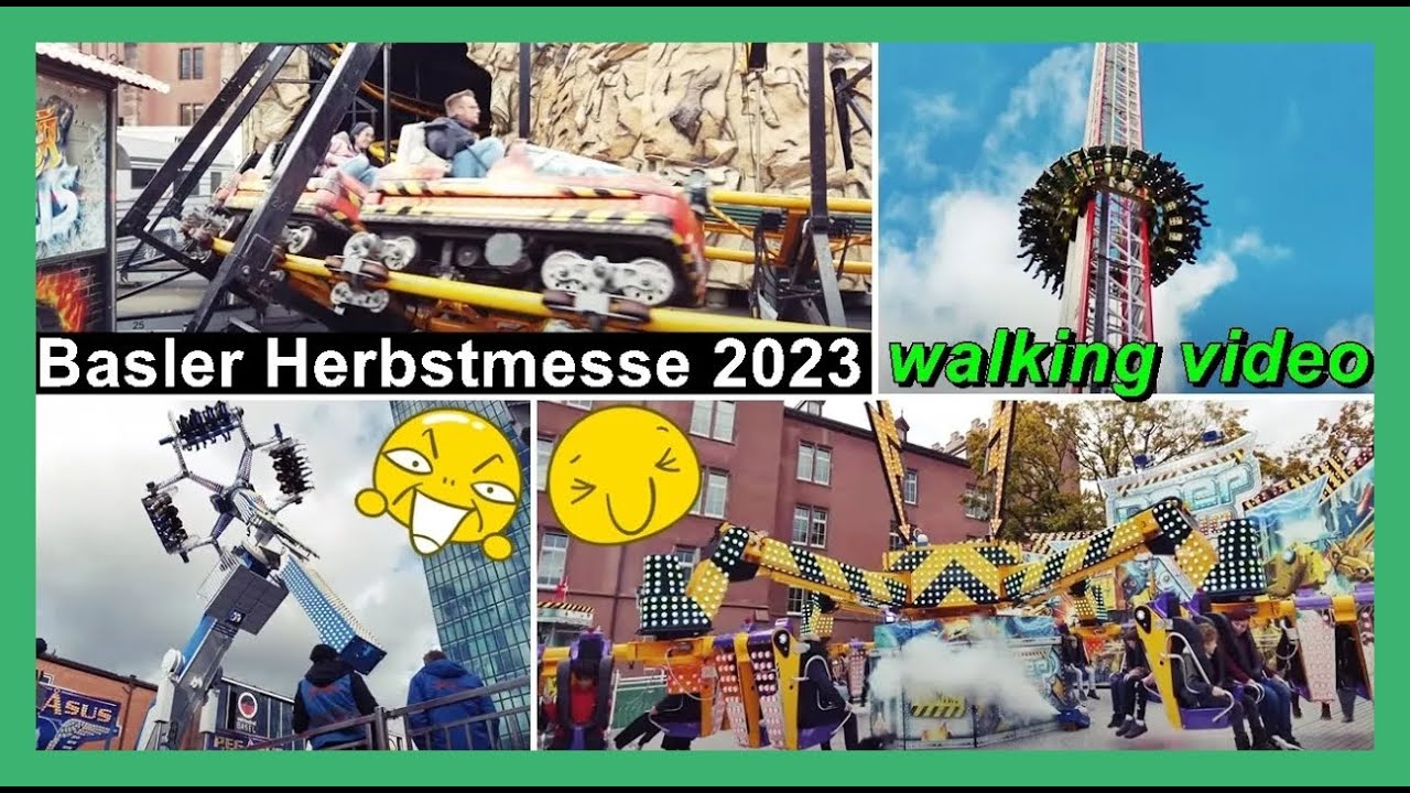 Rundgang an der Basler Herbstmesse | Stadt Basel | Schweiz 2023