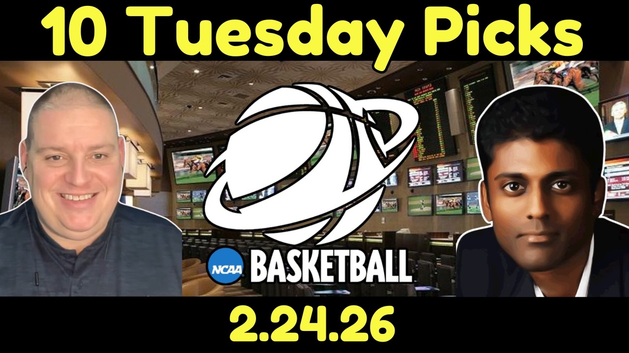 Tuesday NCAA Basketball Picks - 2/24/26 l Craig Trapp & Indian Cowboy NCAAB Picks & CBB Predictions
