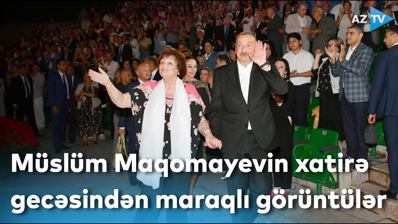 Müslüm Maqomayevin xatirə gecəsindən maraqlı görüntülər