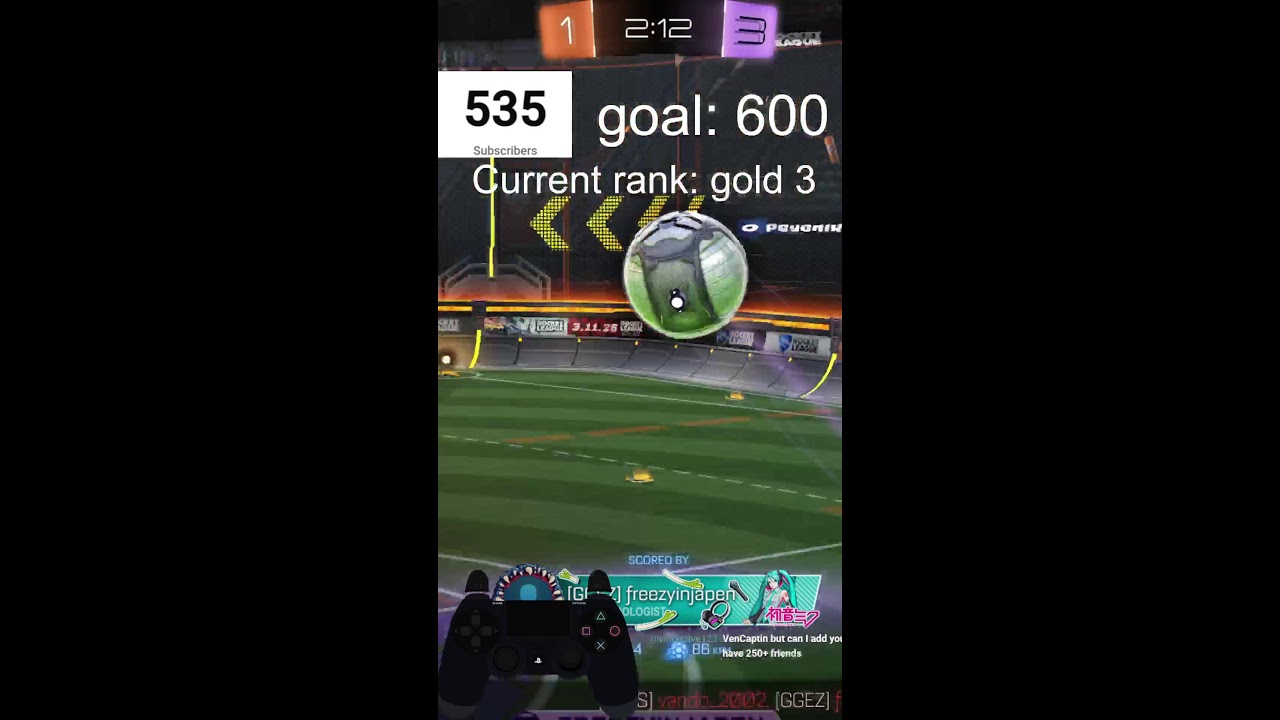 Playing rocket league