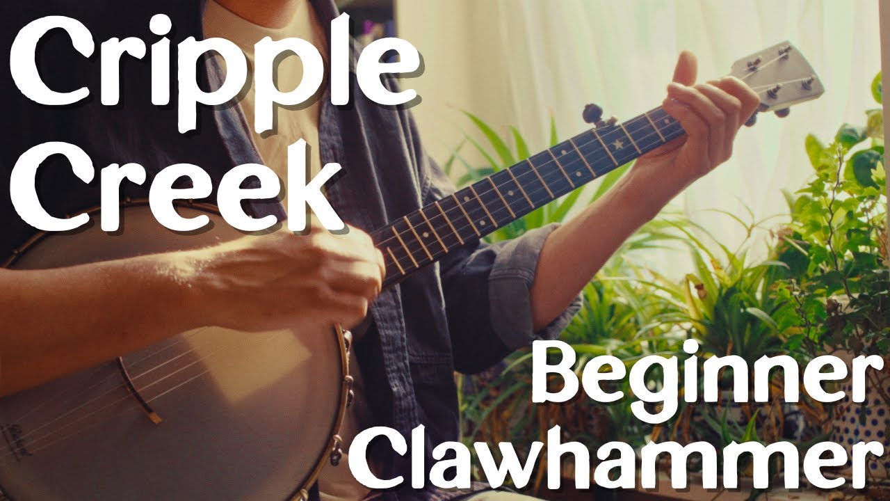Beginner Cripple Creek Lesson // Clawhammer Banjo