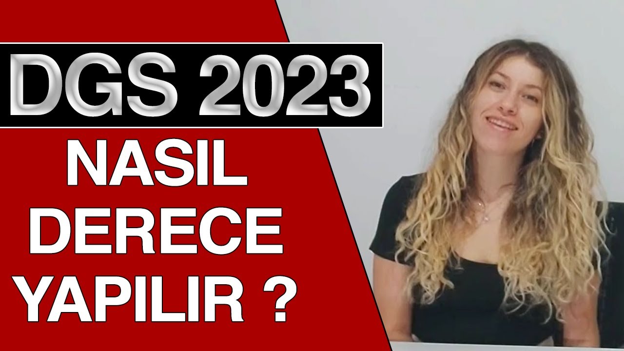 DGS 2023 / DERECE NASIL YAPILIR ? / ALTIN DEĞERİNDE TAKTİKLER / SOHBET TADINDA