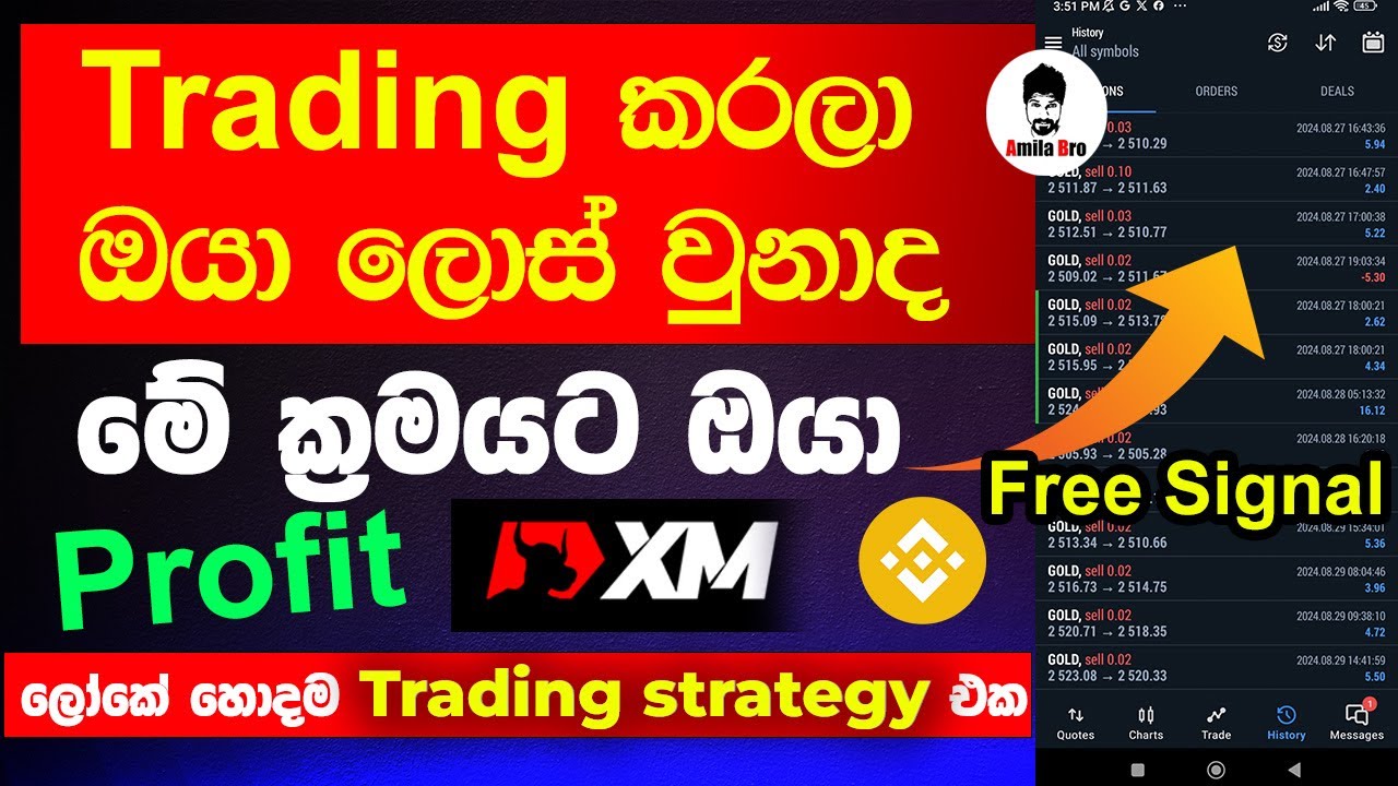 XM Gold Best Trading Strategy You can profit Everyday Sinhala | Earn money online Forex and crypto