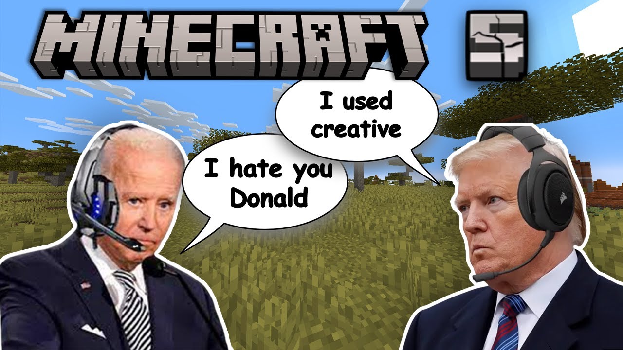 Президенты США играют в Minecraft 5