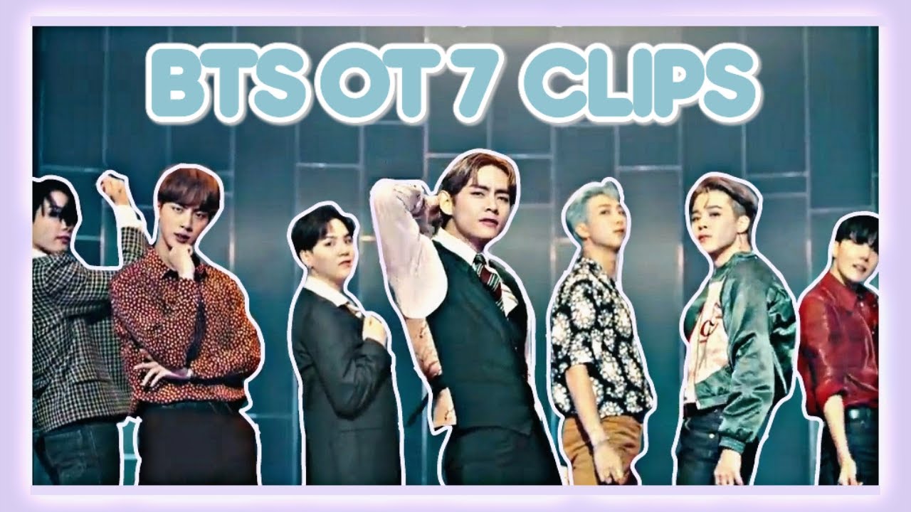 BTS ot7 clips for edits #1 // scene pack HD
