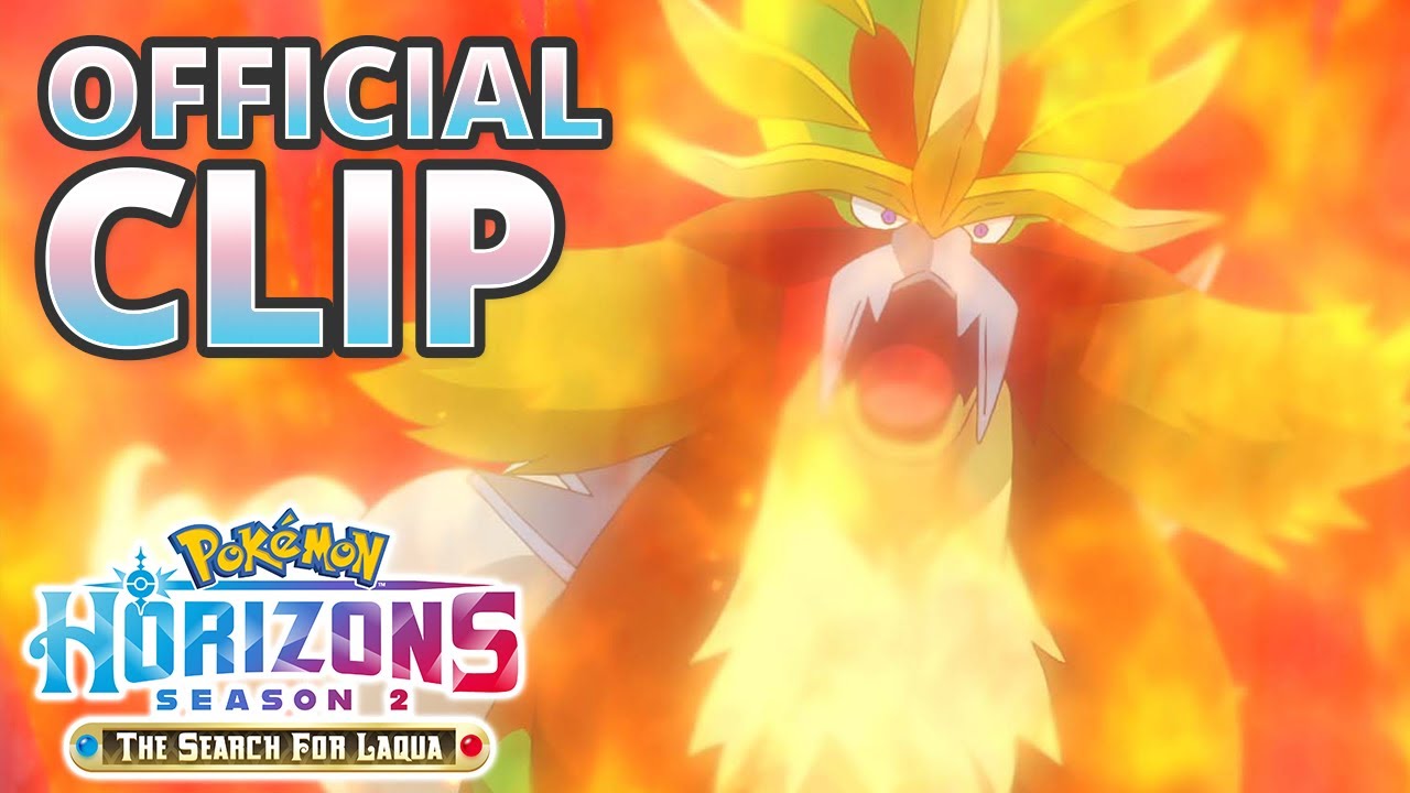A Fiery Battle with Gouging Fire 🔥 | Pok&eacute;mon Horizons: Season 2 | Official Clip