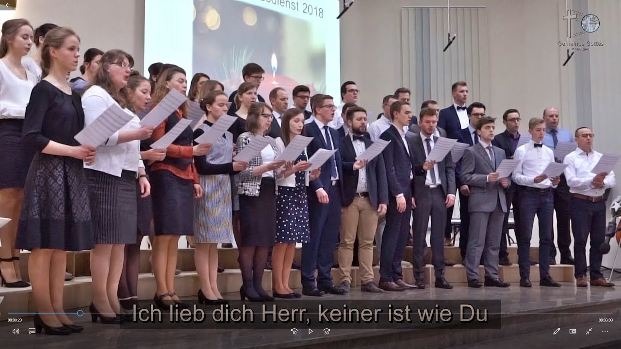 Ich lieb dich Herr, keiner ist wie Du