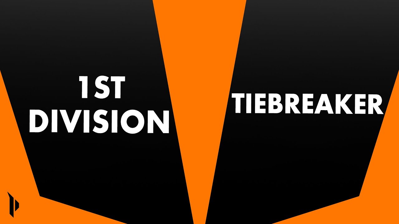 Prime League - 1st Division - Tiebreaker