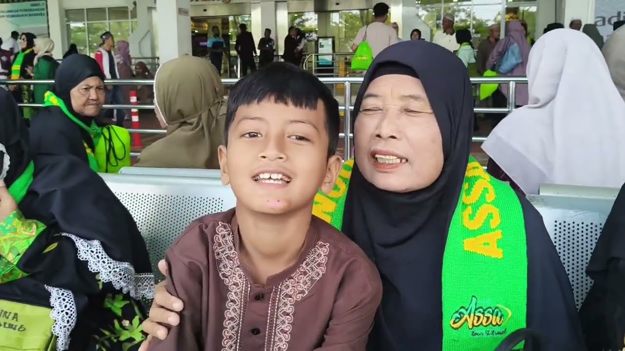 Nganter umroh (Mbah Siti,Mbah minin, amik dan nde ) 🥰🥰