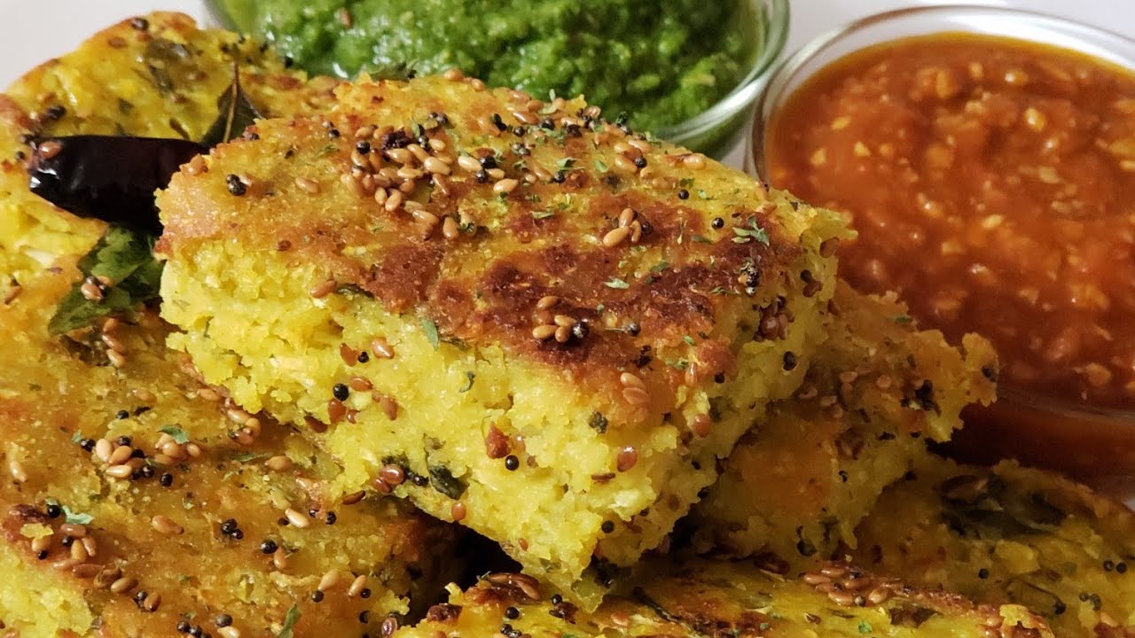 Lauki Handvo - Suji Lauki Recipe - Bottle Gourd Breakfast Recipe - Indian Recipe - Pooja's Kitchen