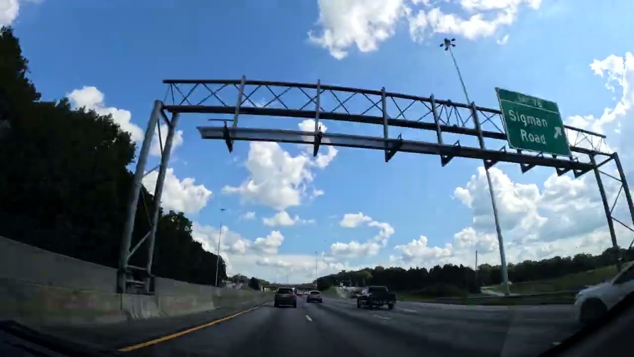 307 miles. Atlanta to Charleston road trip Timelapse