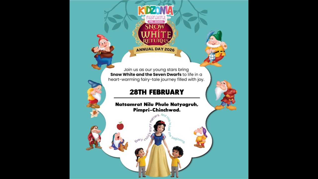 The Annual Day at Kidzonia, Pune  -28th Feb 2026 (Evening)