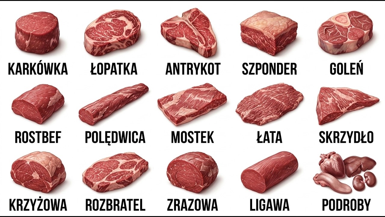Części Wołowiny Wyjaśnione w 12 Minut