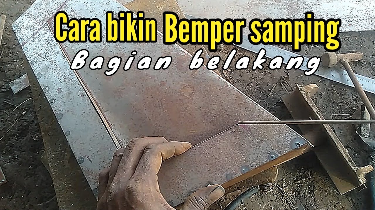 Cara bikin bemper samping bagian belakang
