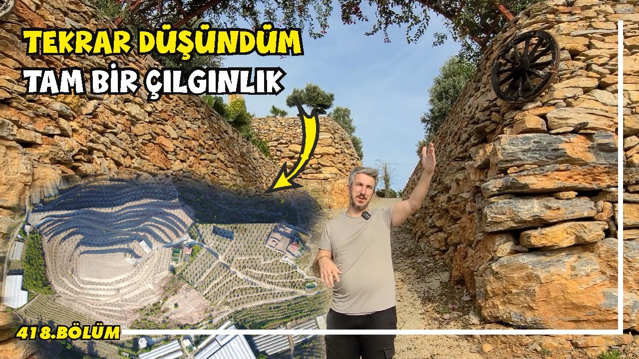 GÖRMEDEN İNANMADIM! Arazisinden çıkan TAŞLAR ile DAĞDA ailesine 75 dönümlük TAŞ KÖY kurmuş!