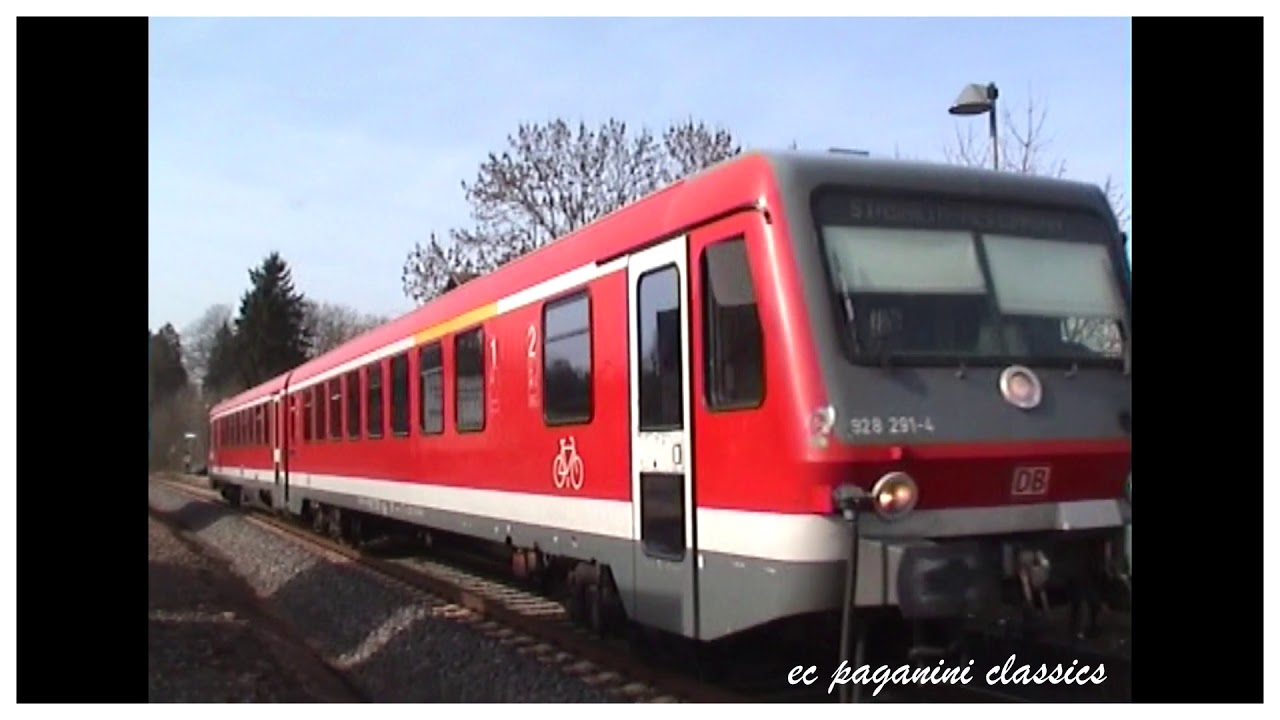 Aus und vorbei: Dieselbetrieb Heilbronn - Heidelberg mit 218+Silberlingen und 628 in 2007
