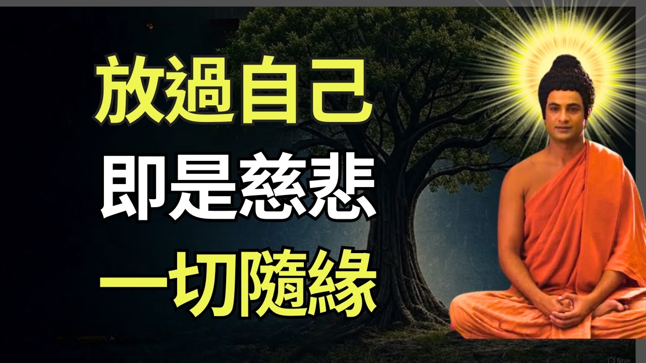 睡前佛法故事 | 人生最大的痛，是你不肯放過你自己。