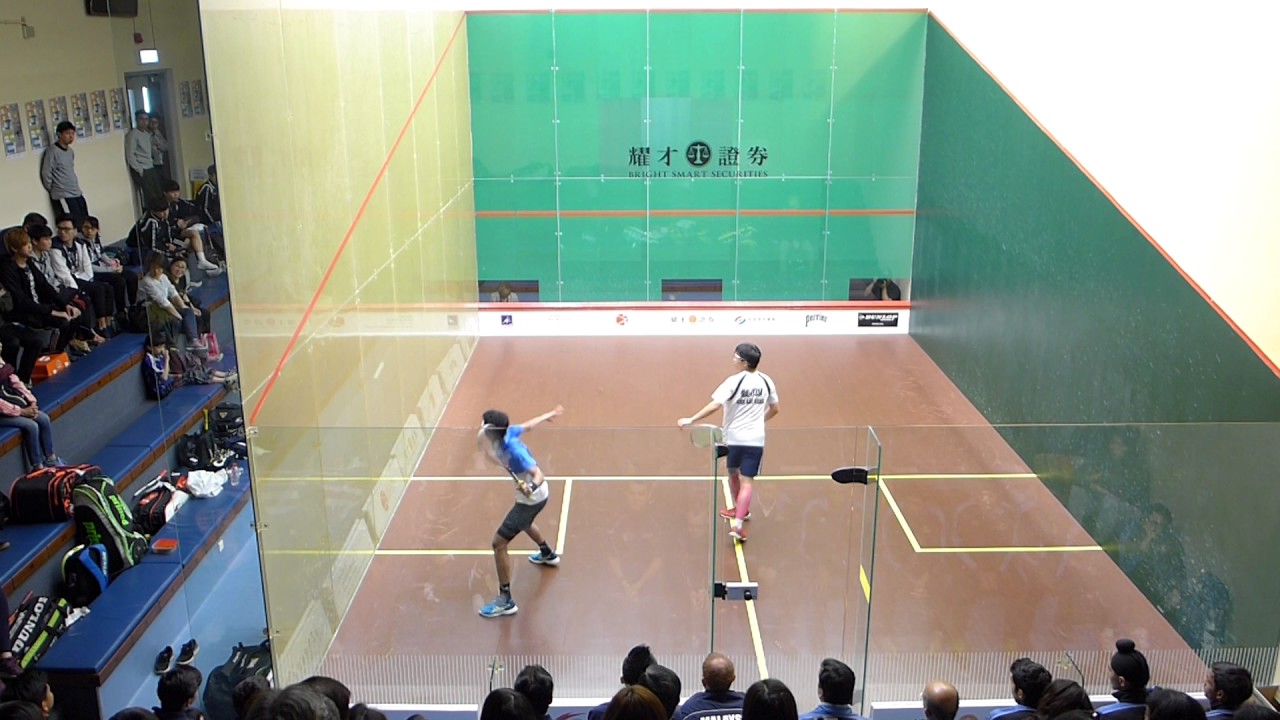 Asian Junior Squash Team Championship 2017 Final- Ong Sai Hung (Mas) vs Velavan (India) Game 1