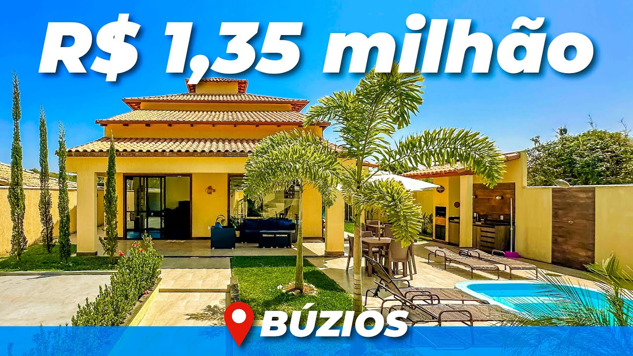 OPORTUNIDADE RARA! Linda casa em Búzios, pertinho da praia, condomínio completo!