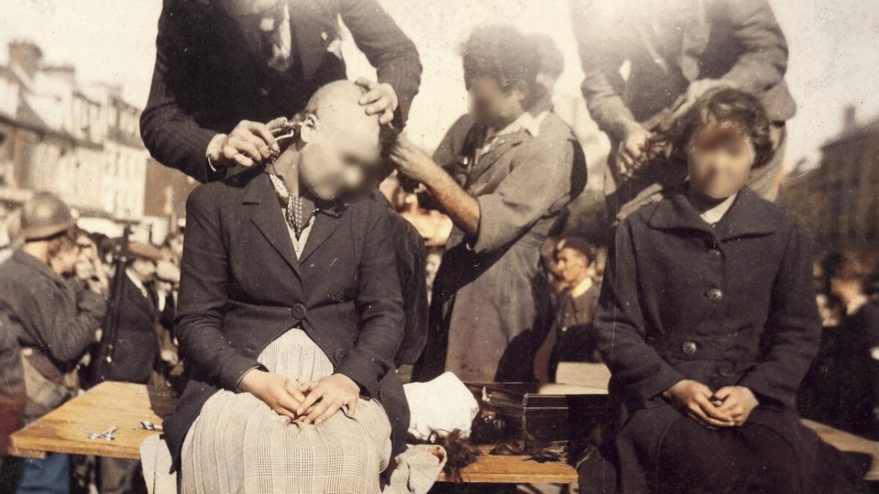 Почему этим француженкам обрили головы в 1944 году? | Les Femmes Tondues