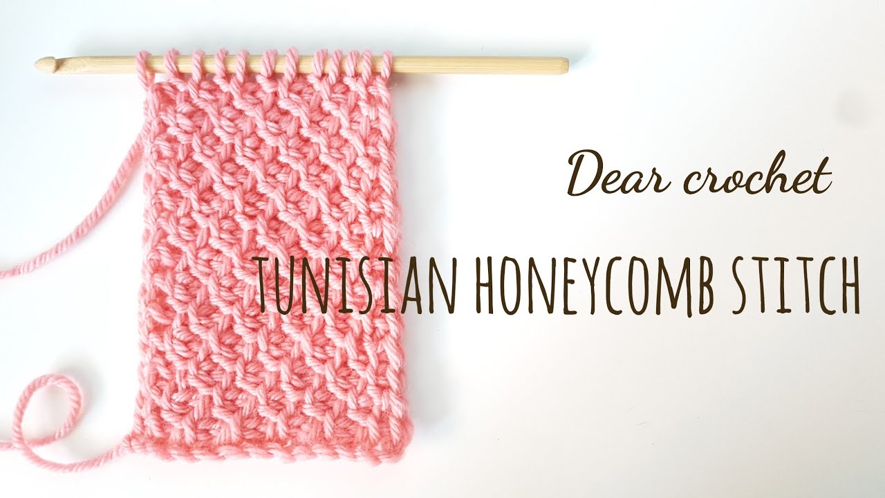 [터니시안 스티치 기초 No.3] 터니시안 허니컴 스티치 (마무리 방법 포함)Tunisian honeycomb stitch