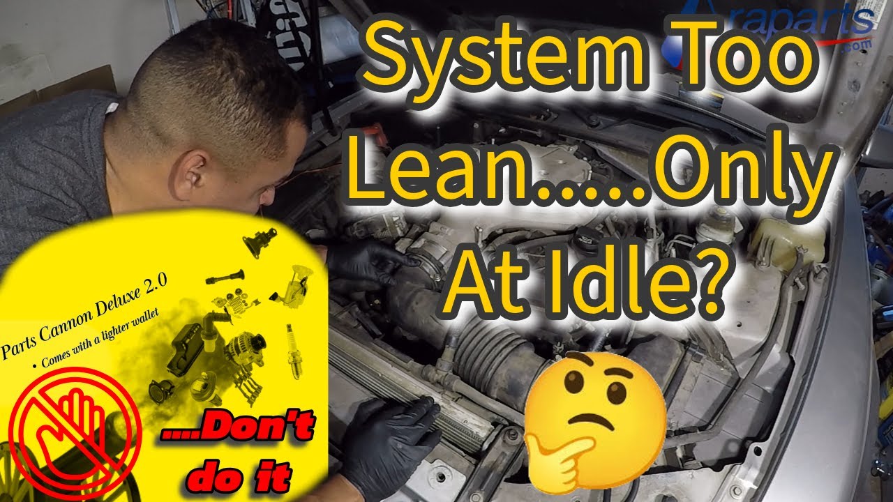 P2187 & P2189 System Too Lean At Idle - How To Fix / Smoke Intake System GM 3.6L V6 LY7 (2006 STS)