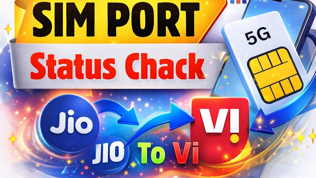 Jio to Vi SIM Port Status Check | MNP Status Kivabe Check Kare (2026)