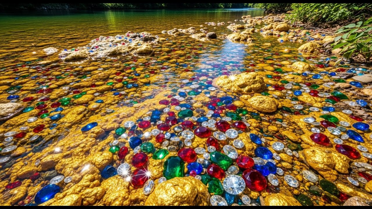 I Found a Hidden Beach Covered in Rare Gemstones! 💎