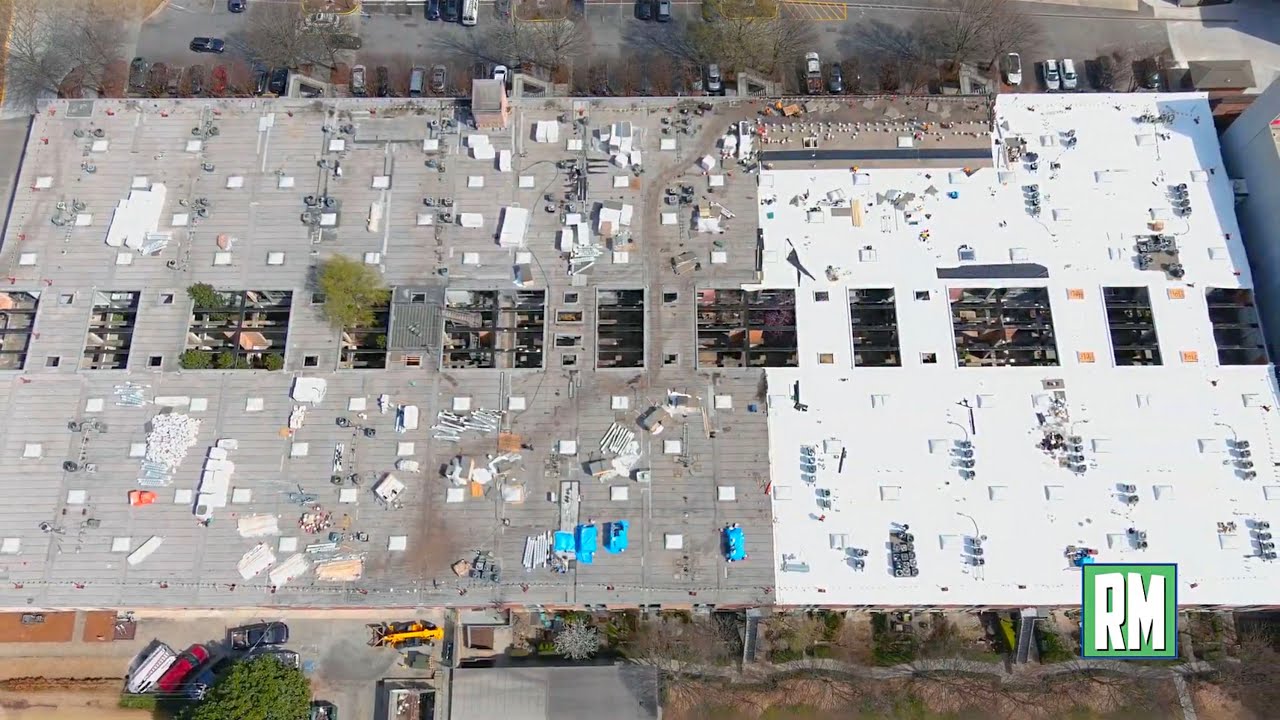 TPO Roof Replacement | Studio Plex - Atlanta, GA | Hail Damage, Flat Roofing