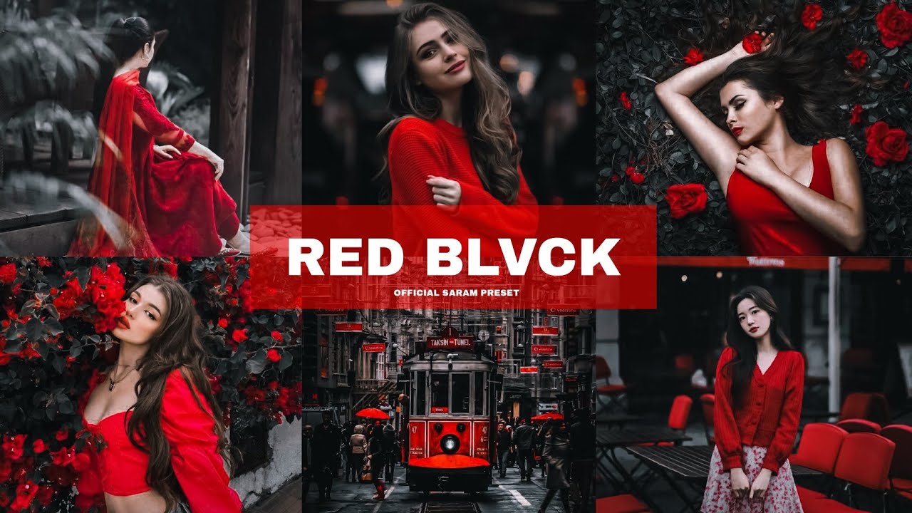 Красно-чёрный тон — пресет Lightroom Mobile | Пресет Dark Red Tone | Бесплатная загрузка пресета ...